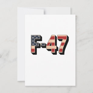Officiële F47 Maga Gevechtsvliegtuig F-47 Straalja Kaart