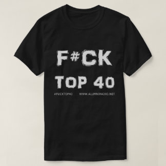 Officiële F#ck Top 40 Army T-shirt - Witte letters
