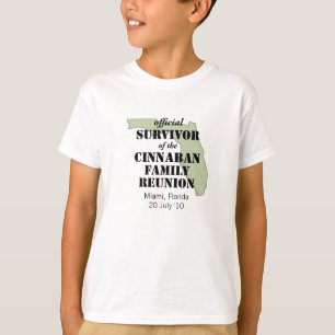 Officiële Familie Reunion Survivor - Florida Green T-shirt