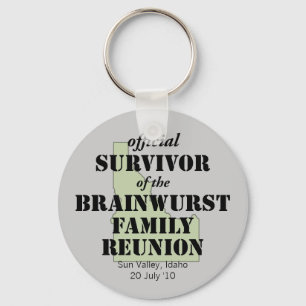 Officiële Familie Reunion Survivor - Idaho Green Sleutelhanger