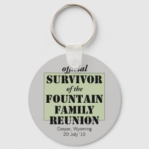 Officiële Familie Reunion Survivor - Wyoming Green Sleutelhanger