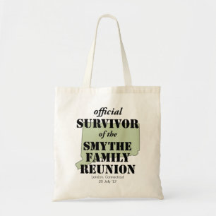 Officiële familiereünie Survivor - Connecticut Tote Bag