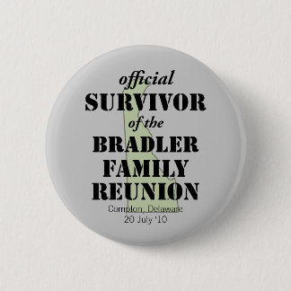Officiële familiereünie Survivor - Delaware Green Ronde Button 5,7 Cm