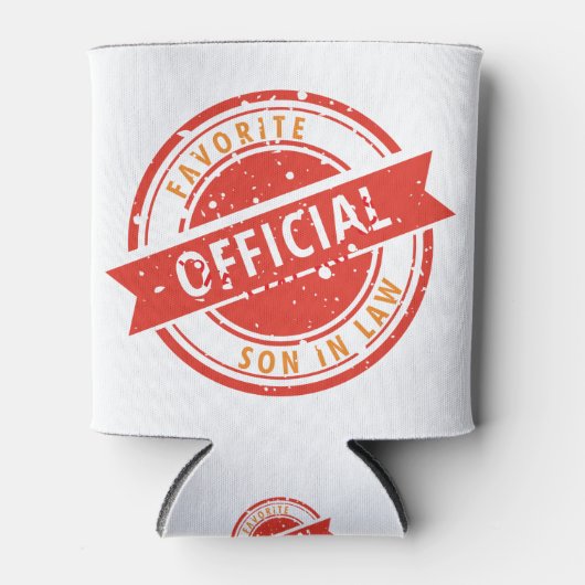 Officiële favoriete zoon in de wet Gift for Son in Blikjeskoeler (Voorkant)