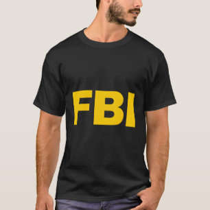 Officiële Federal Agent FBI Blue Small T-shirt