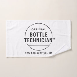 Officiële Flesstechnicus Nieuwe Vader Overlevingsk Bad Handdoek