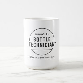 Officiële Flesstechnicus Nieuwe Vader Overlevingsk Koffiemok
