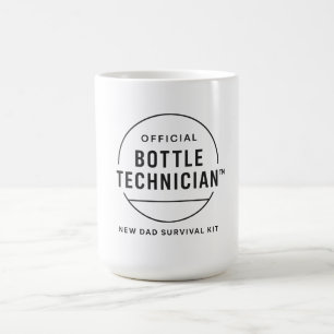 Officiële Flesstechnicus Nieuwe Vader Overlevingsk Koffiemok