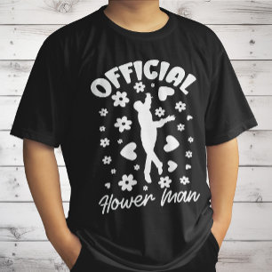 Officiële Flower Man Dancing Funny Wedding & Brida T-shirt