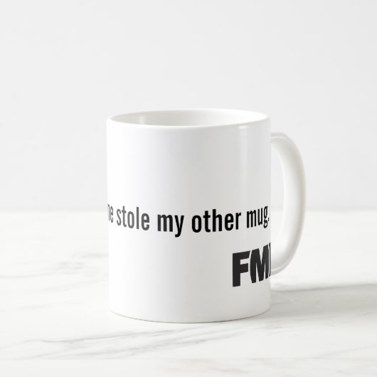 Officiële FML Mok: Stolen Koffiemok (Voorkant rechts)