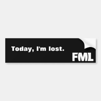 Officiële FML sticker: Verloren Bumpersticker
