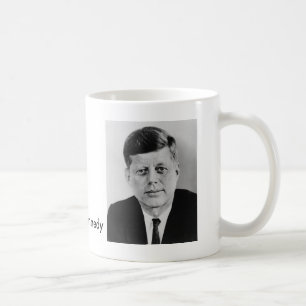 Officiële foto van John_F_Kennedy uit het publiek Koffiemok