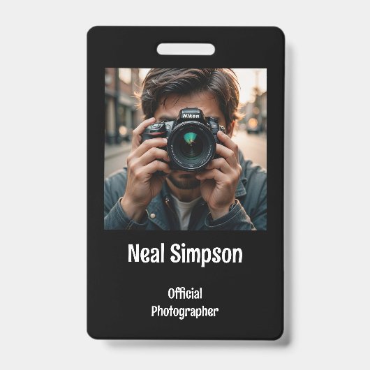 Officiële Fotograaf  Badge (Voorzijde)