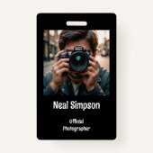 Officiële foto's badge (Voorkant)