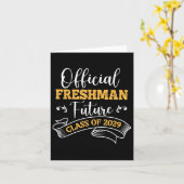 Officiële Freshman Future CL van 2029 Eerste dag v Kaart (Gele Bloem)