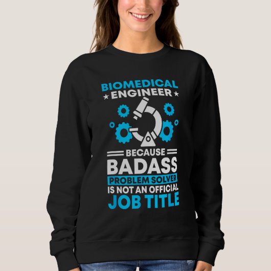 Officiële Functie Titel Biomedical Engineer Trui (Voorkant)