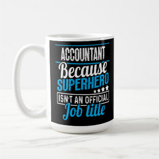 Officiële functie van accountant koffiemok