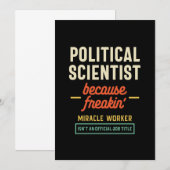 Officiële functie van politicus kaart (Voorkant / Achterkant)