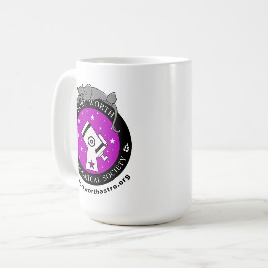 Officiële FWAS 15oz Basic Coffee Mok (Voorkant links)