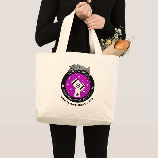 Officiële FWAS Logo Jumbo Canvas tas (Voorkant (product))