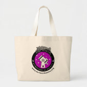Officiële FWAS Logo Jumbo Canvas tas (Voorkant)