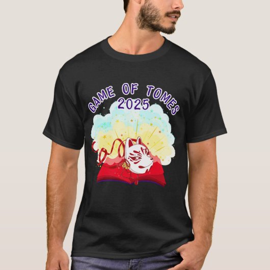 Officiële Game of Tomes 2025 T-shirt (Voorkant)