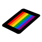 OFFICIËLE GAY PRIDE VLAG MAGNEET (Linkerzijde)