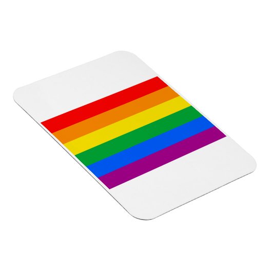 OFFICIËLE GAY PRIDE VLAG MAGNEET (Rechterzijde)