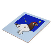 Officiële geboorteplaats van Alaska: Willow Ptarmi Tegeltje (Zijkant)