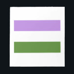 OFFICIËLE GENDERQUEER PRIDE FLAG NOTITIEBLOK<br><div class="desc">Als het leven een T-shirt zou zijn, zou het helemaal Gay zijn! Doorblader meer dan 1.000 Humor GLBT, Pride, Gelijkheid, Slang, & de Design van het huwelijk. De meest unieke homoseksuele, Lesbische bi, Trans, Queer en Intersexed Apparel op het web. Alles van GAY tot Z @ www.GlbtShirts.com VINDEN ONS OP:...</div>