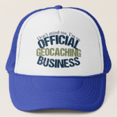 Officiële geocaching Business Trucker Pet (Voorkant)