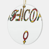 Officiële geschenken van het Vrouw Hakuna Matata.p Keramisch Ornament (Links)