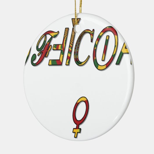 Officiële geschenken van het Vrouw Hakuna Matata.p Keramisch Ornament (Links)