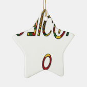 Officiële geschenken van het Vrouw Hakuna Matata.p Keramisch Ornament (Rechts)