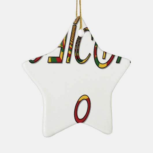 Officiële geschenken van het Vrouw Hakuna Matata.p Keramisch Ornament (Rechts)