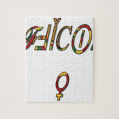 Officiële geschenken van het Vrouw Hakuna Matata.p Legpuzzel (Verticaal)