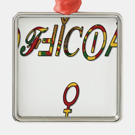 Officiële geschenken van het Vrouw Hakuna Matata.p Metalen Ornament (Voorkant)