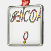 Officiële geschenken van het Vrouw Hakuna Matata.p Metalen Ornament (Links)