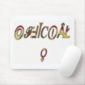 Officiële geschenken van het Vrouw Hakuna Matata.p Muismat (Met muis)