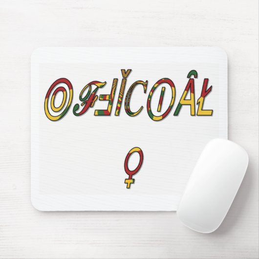 Officiële geschenken van het Vrouw Hakuna Matata.p Muismat (Met muis)