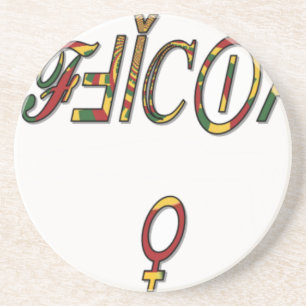 Officiële geschenken van het Vrouw Hakuna Matata.p Zandsteen Onderzetter