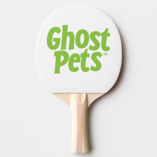 Officiële Ghost Pets Pingpong Paddle Tafeltennisbatje (Voorkant)
