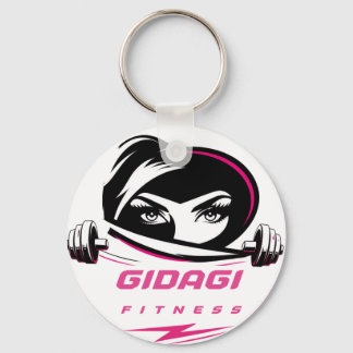 Officiële GIDAGI Fitness Logo Sleutelhanger