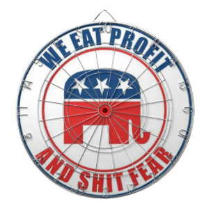 officiële GOP-pijlenbord Dartbord