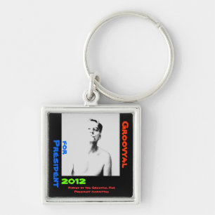 Officiële Groovyal voor President 2012 Sleutelhang Sleutelhanger
