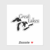 Officiële Grote Meren-Stickers Sticker (Vel)