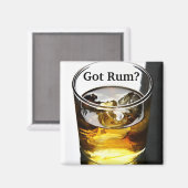 Officiële "Heb je rum?" Op de rotsmagneet Magneet (Voorkant / Achterkant)