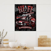 Officiële "HI FI & THE ROADBURNERS" Poster (Keuken)