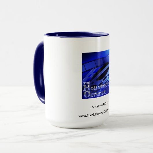 Officiële Hollywood Outsider Logo Mok (Voorkant links)