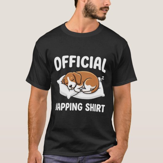 Officiële Hond Slapen Shirt (Voorkant)